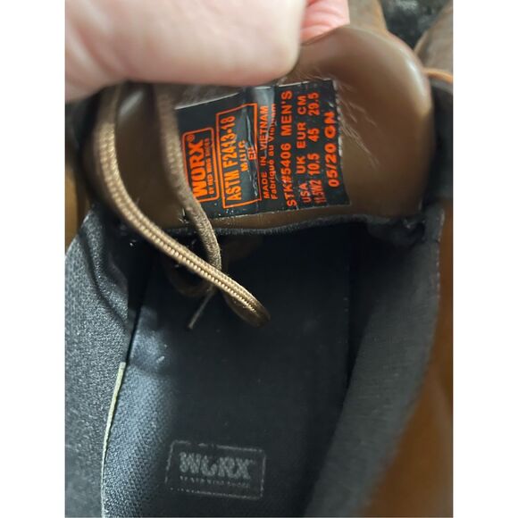 Worx by Red Wing Shoes Zinc 5406 Men’s Steel Toe Work Boots Size 11.5 W2